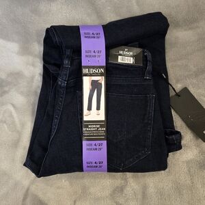 Hudson Women’s Mid Rise Straight Jean - size 27 Inseam 29"